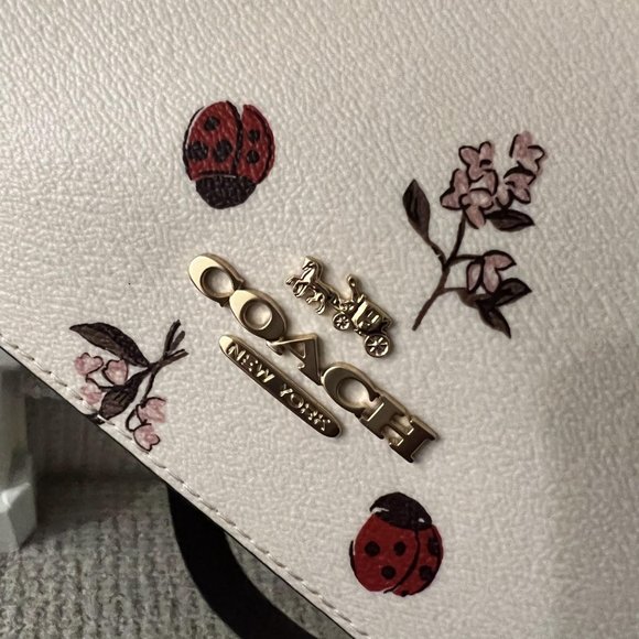 Coach Jes Baguette With Ladybug Floral Print  C7973 - Picture 5 of 9